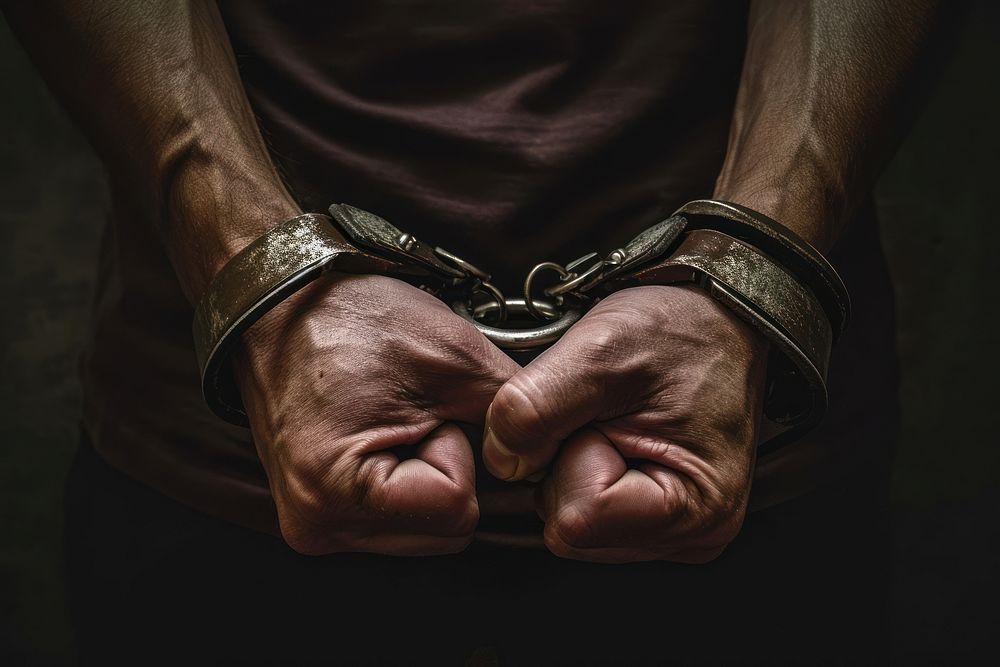 hands-handcuffs-protection-punishment-aggression-premium-photo