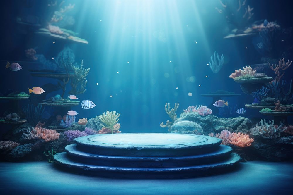 Seabed underwater aquarium nature.