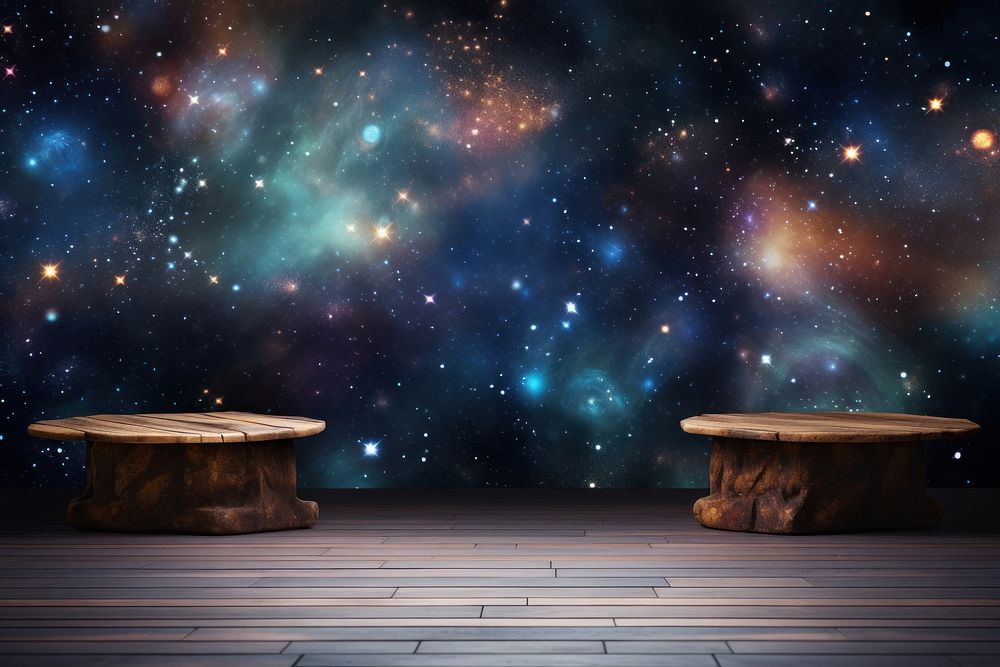 Space background astronomy furniture universe.