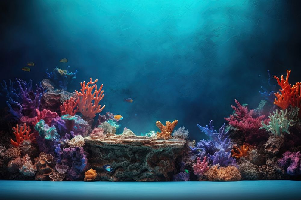 Seabed underwater aquarium animal.