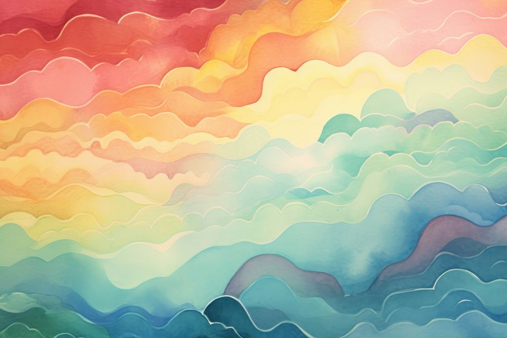 Retro watercolor background backgrounds painting tranquility.
