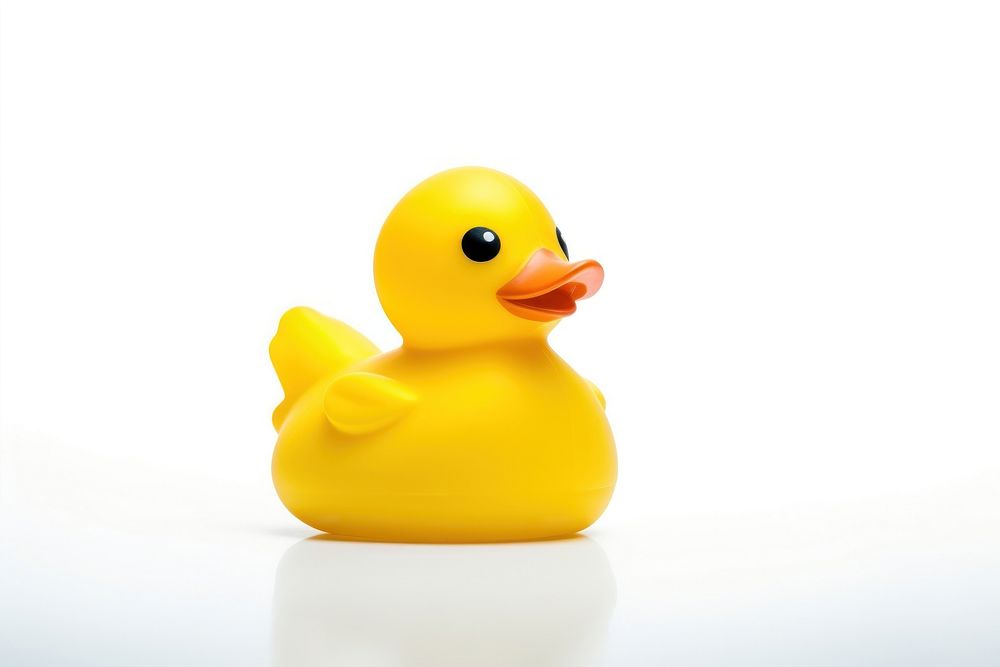 Rubber duck animal nature bird. AI generated Image by rawpixel.