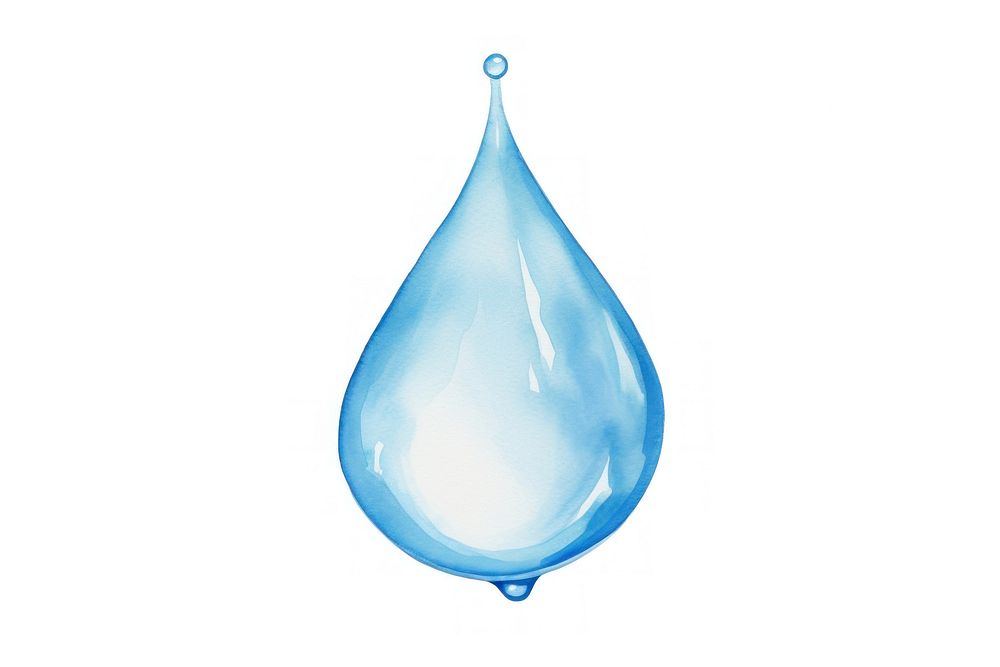Waterdrop white background transparent refreshment. AI generated Image by rawpixel.