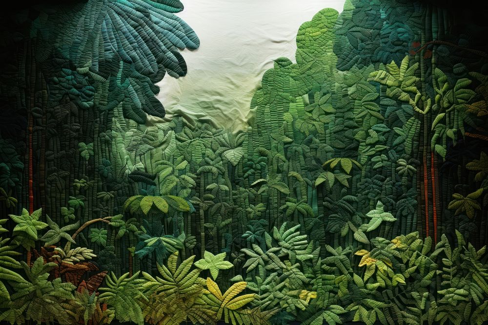 Rainforest land vegetation landscape.