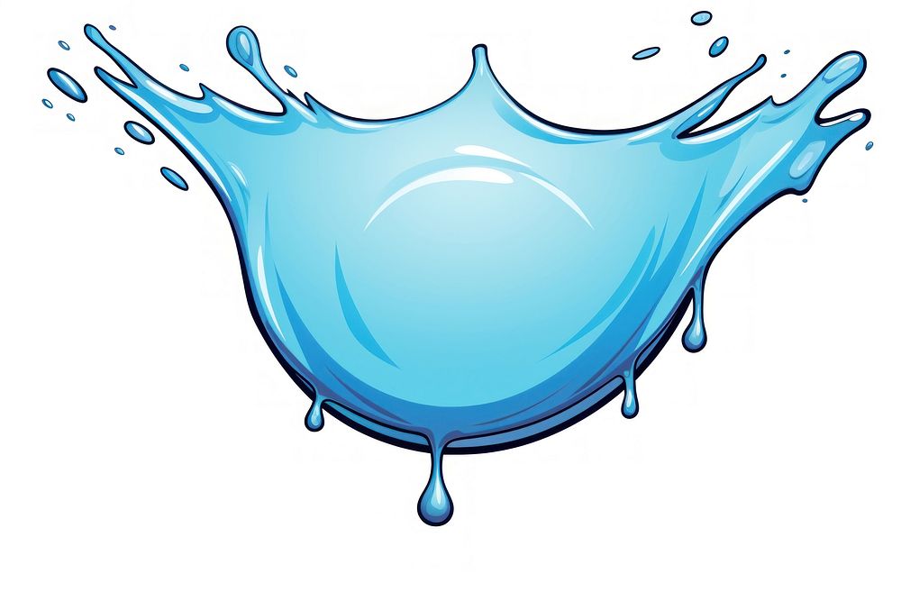 Waterdrop refreshment splattered splashing. AI generated Image by rawpixel.