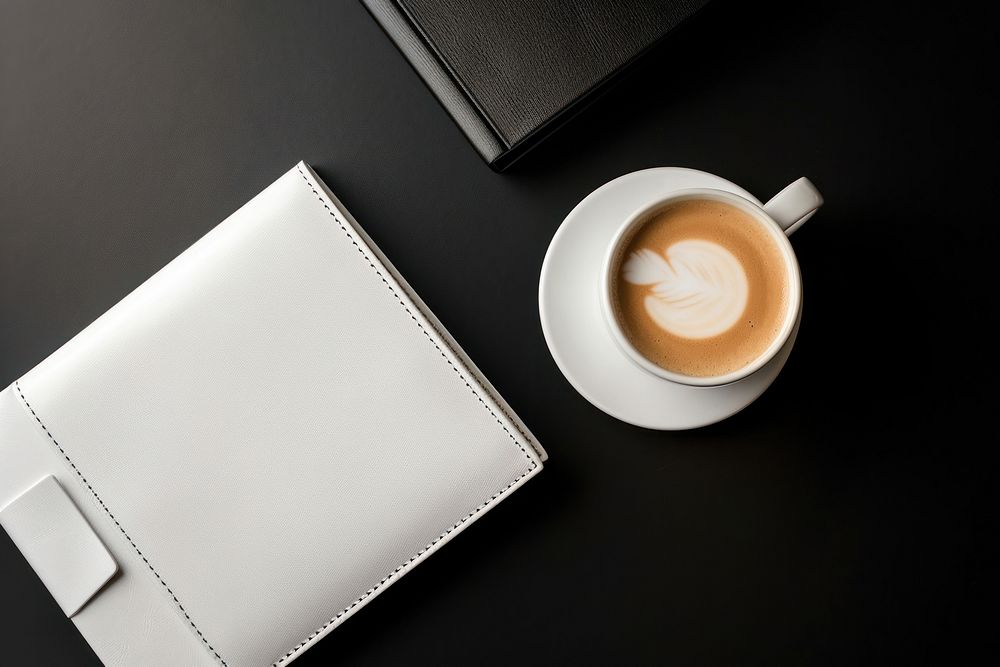 Wallet document coffee drink.