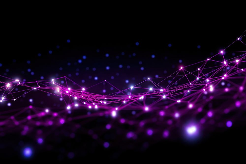 Network line purple light backgrounds.