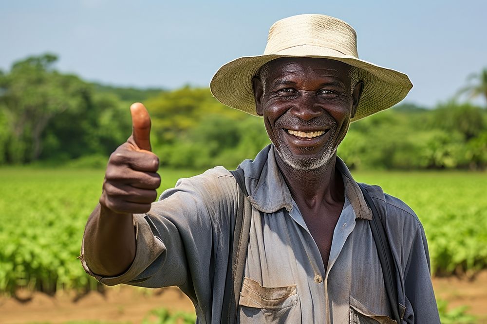 Outdoors farmer smile adult.