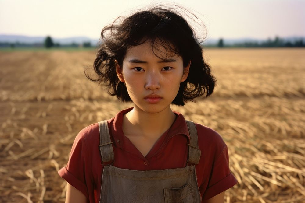 Korean girl portrait child photo.