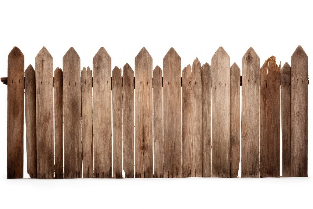 Old wooden fence backgrounds outdoors gate.