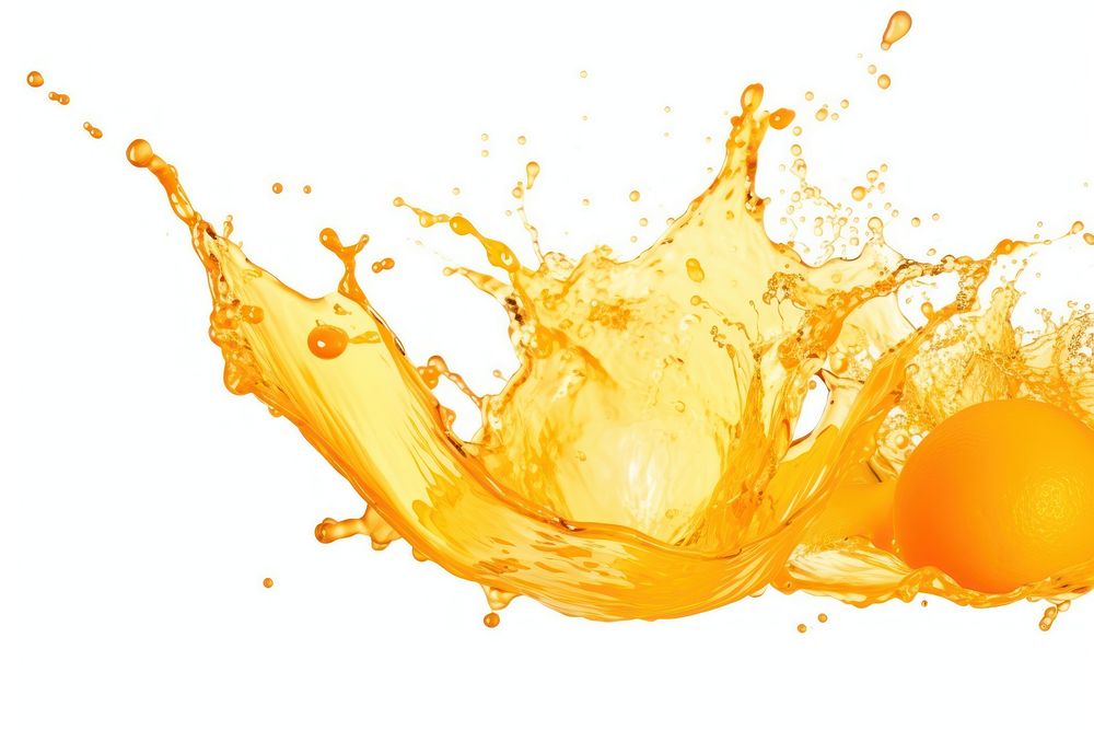 Orange juice splash border backgrounds white background refreshment. AI generated Image by rawpixel.