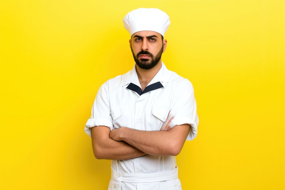 Young middle eastern man yellow adult headwear.