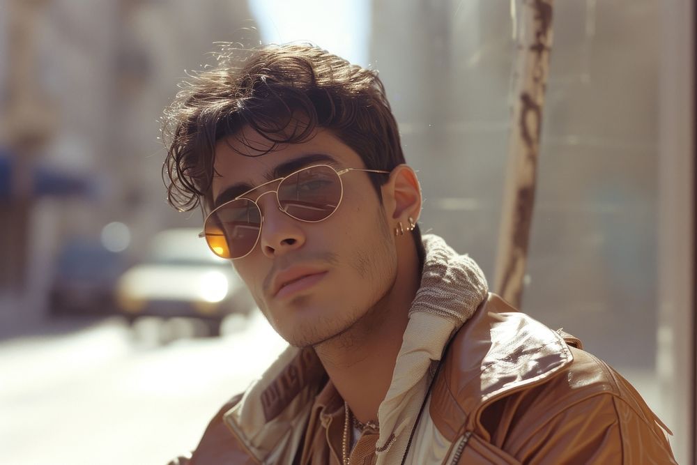 Middle Eastern man portrait photography sunglasses.