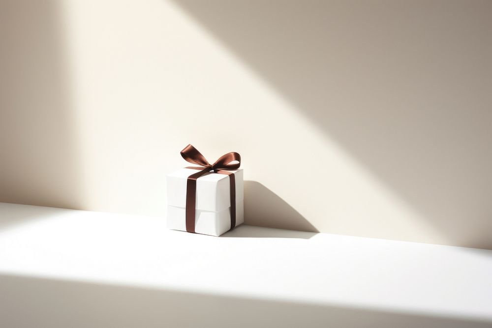 Chocolate gift white wall celebration. AI generated Image by rawpixel.