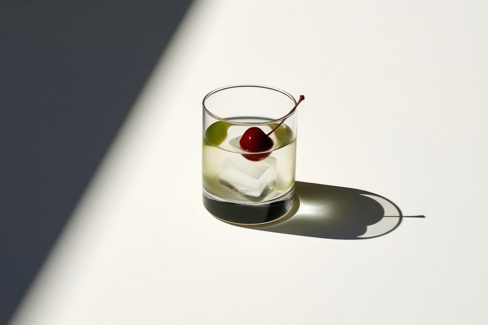Cocktail shadow drink fruit. AI generated Image by rawpixel.