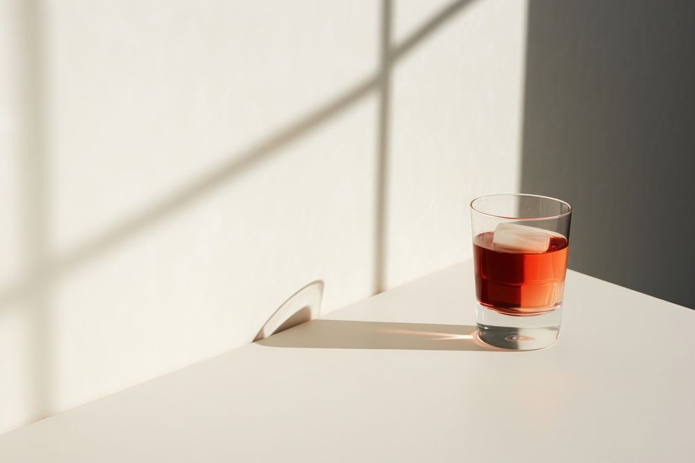 Cocktail shadow glass drink. AI generated Image by rawpixel.