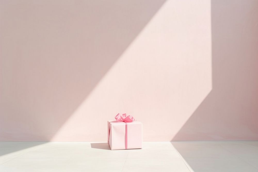 Gift pink wall box. AI generated Image by rawpixel.