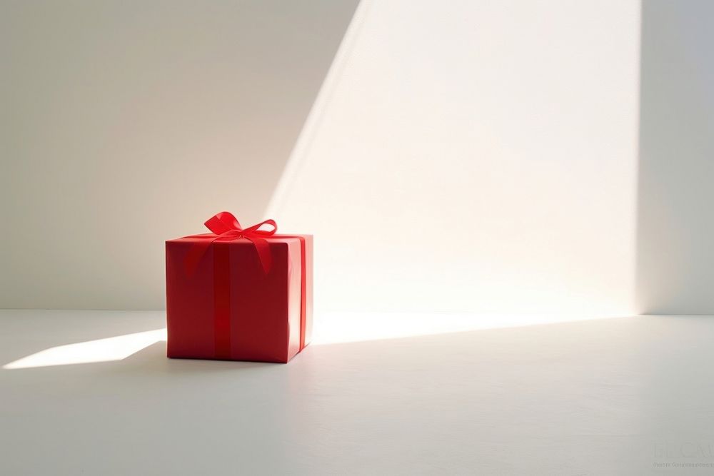 Gift shadow light box. AI generated Image by rawpixel.