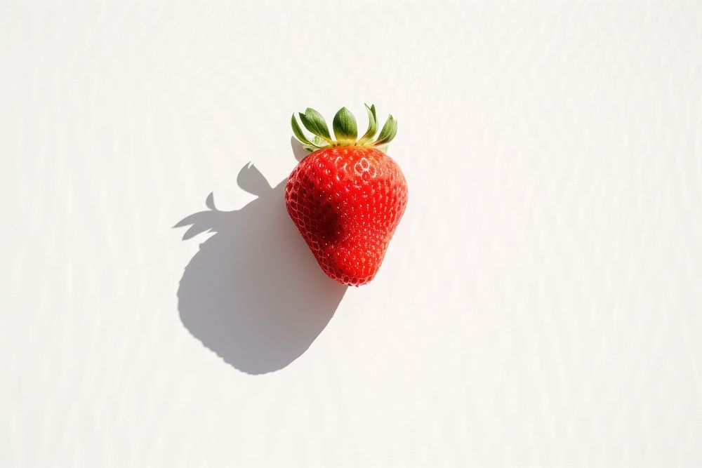 Strawberry shadow fruit plant. AI generated Image by rawpixel.