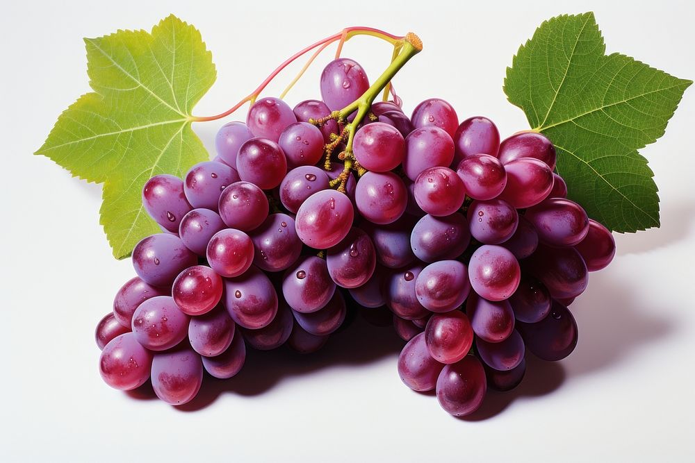  Grape grapes fruit plant. AI generated Image by rawpixel.