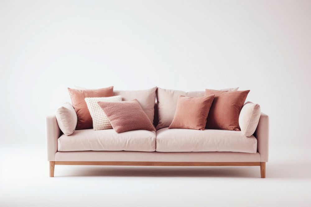 Minimal sofa furniture cushion pillow.