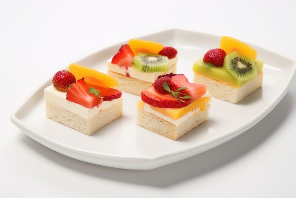 Japanese Fruit Sandwichs fruit dish strawberry.