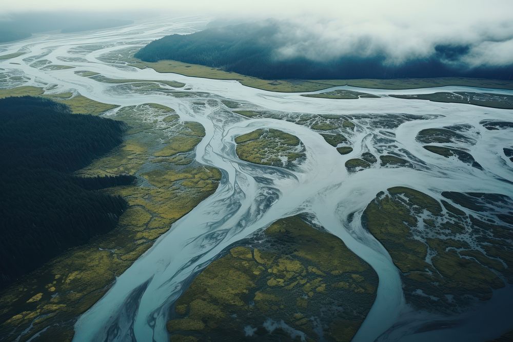 Alaska landscape outdoors nature.