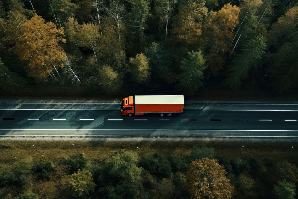 Truck vehicle highway infrastructure.