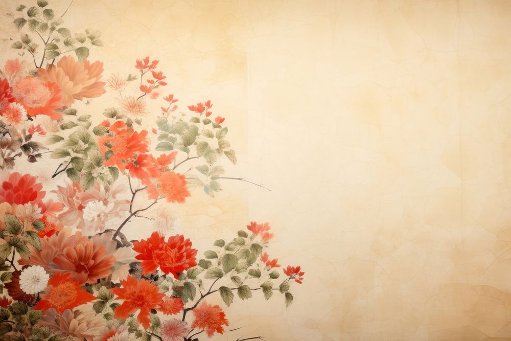 Abstract floral backgrounds painting pattern.