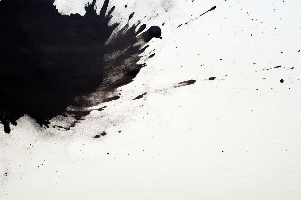Black ink splash backgrounds splattered monochrome.