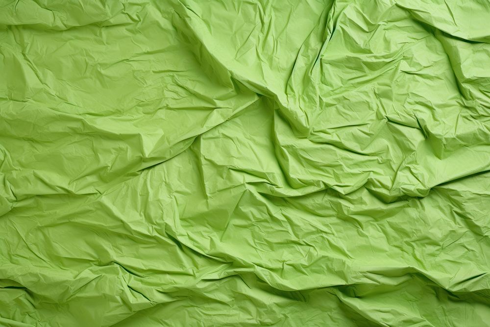 LimeGreen Crumpled green paper backgrounds.