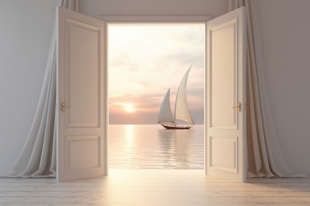  Boat door boat sailboat. AI generated Image by rawpixel.