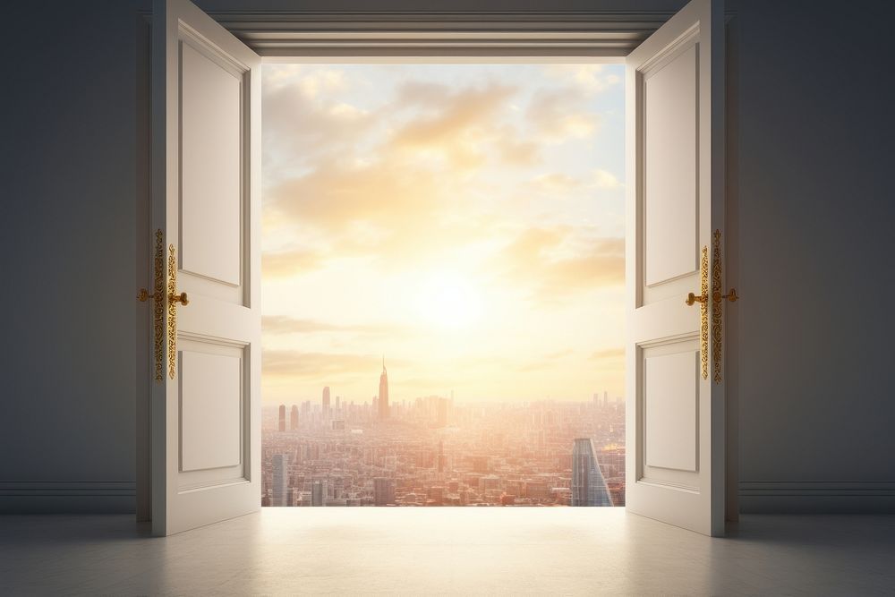  Cityscape door architecture cityscape. AI generated Image by rawpixel.