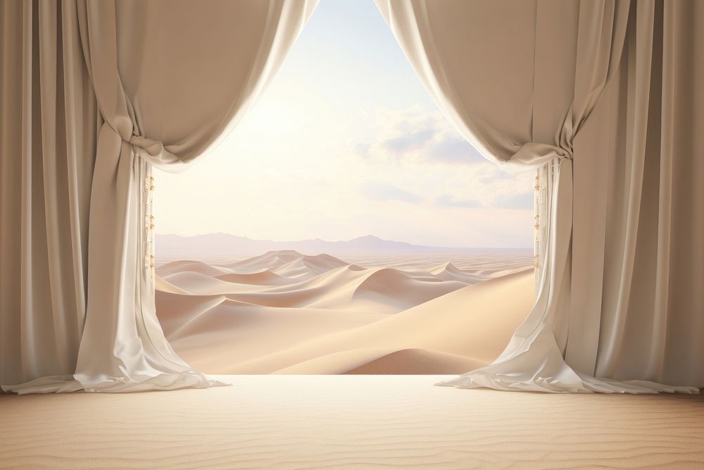  Desert desert nature sky. AI generated Image by rawpixel.