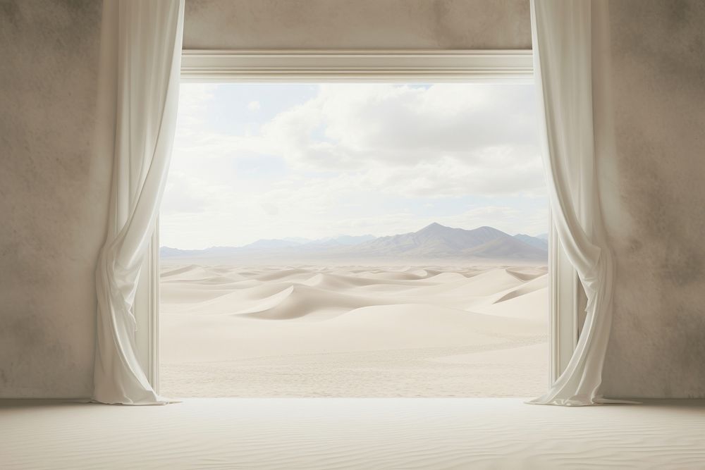  Desert nature desert window. AI generated Image by rawpixel.