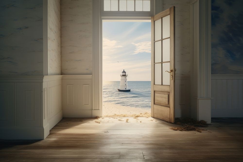  Lighthouse door architecture lighthouse. AI generated Image by rawpixel.