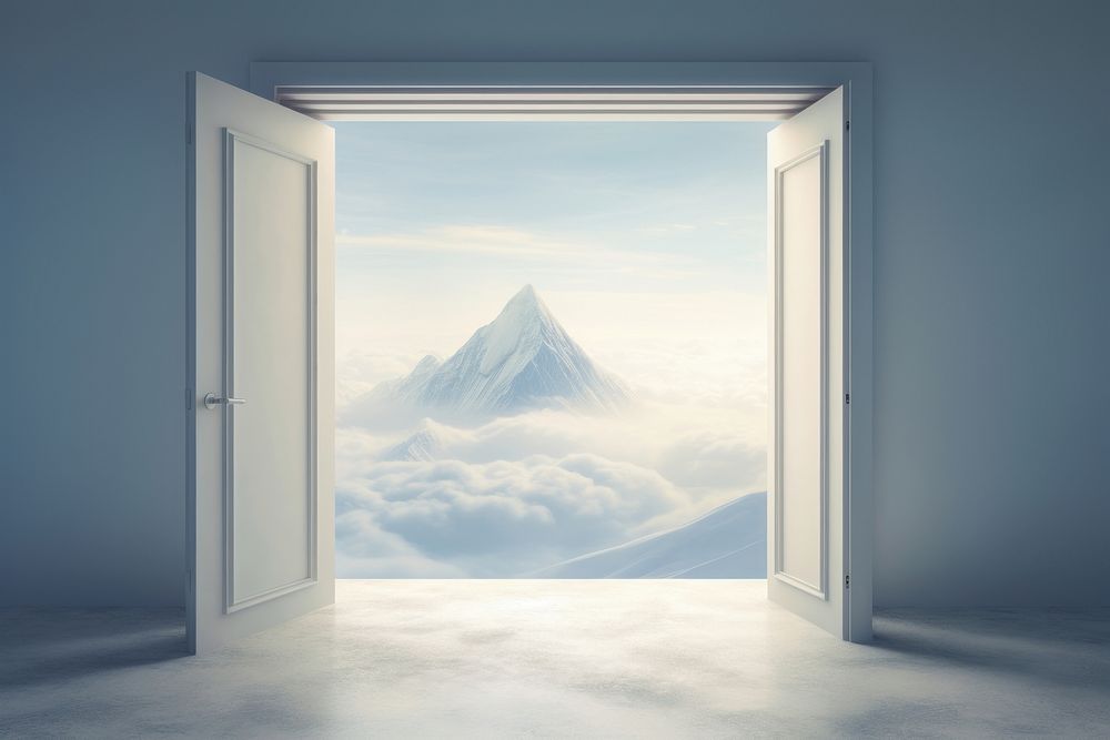  Mountain door landscape mountain. AI generated Image by rawpixel.
