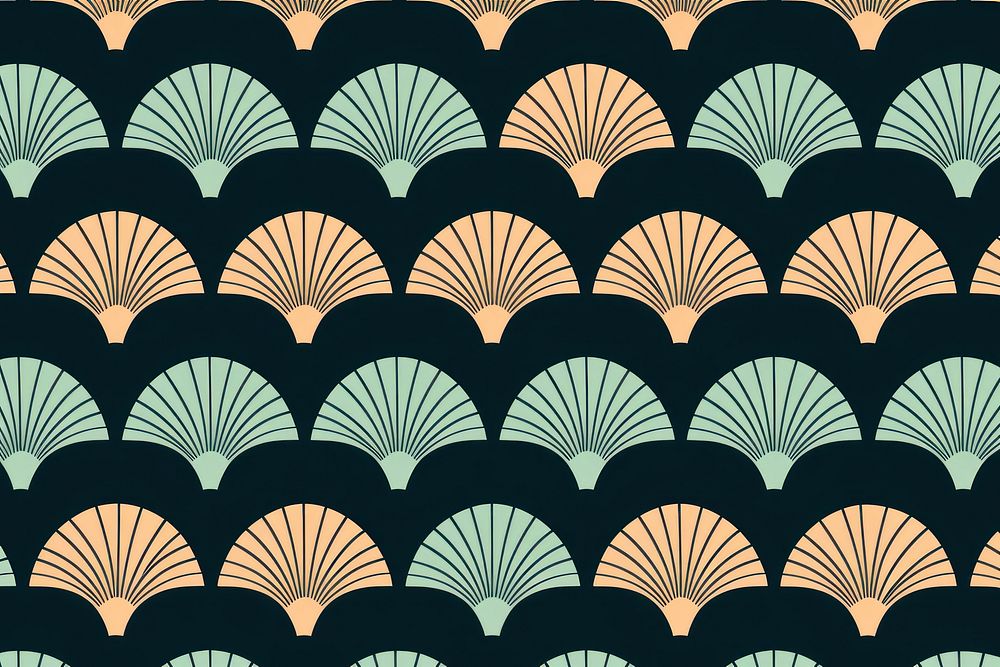  Art deco pattern backgrounds architecture repetition. AI generated Image by rawpixel.