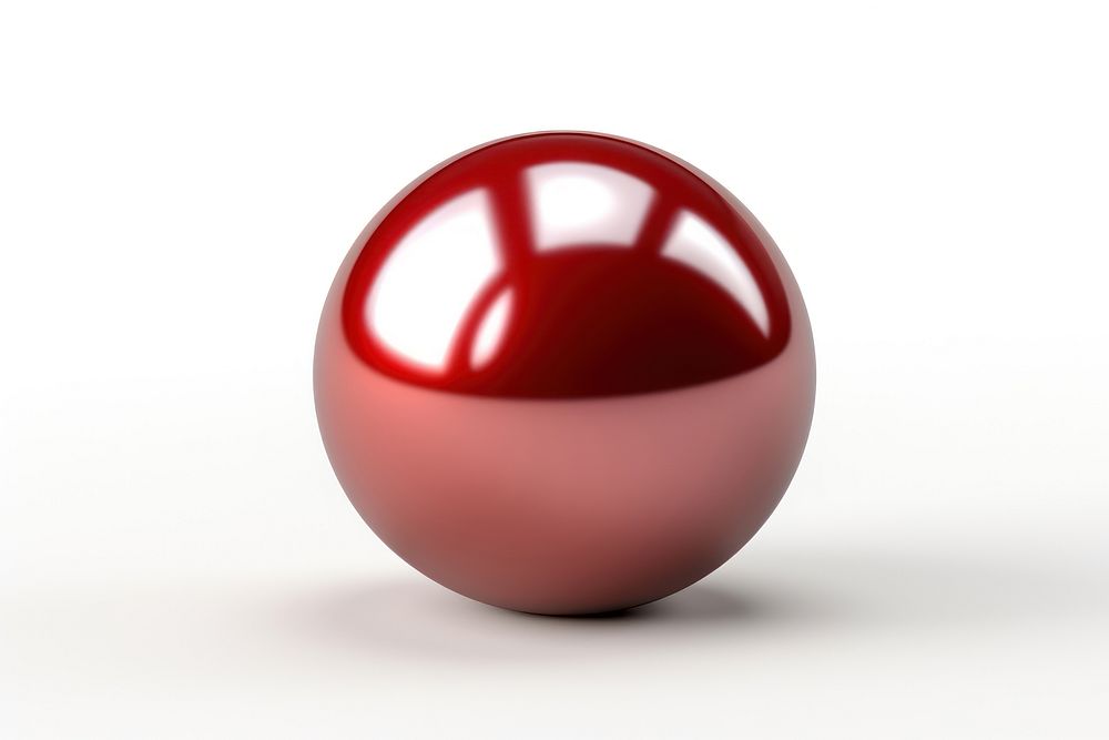 Cherry sphere white background simplicity.
