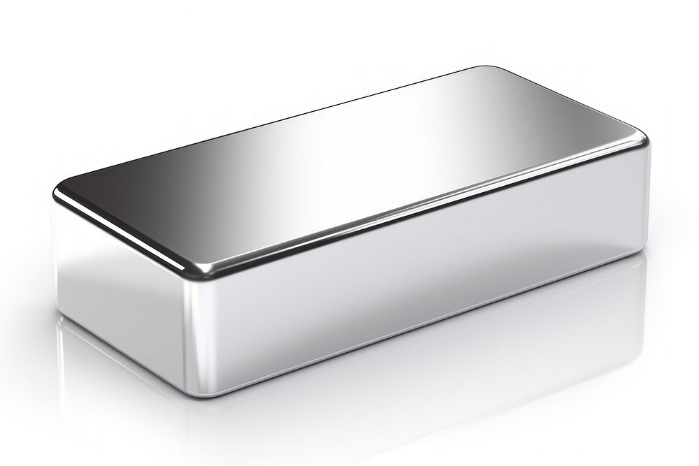 Rectangle rectangle platinum silver.