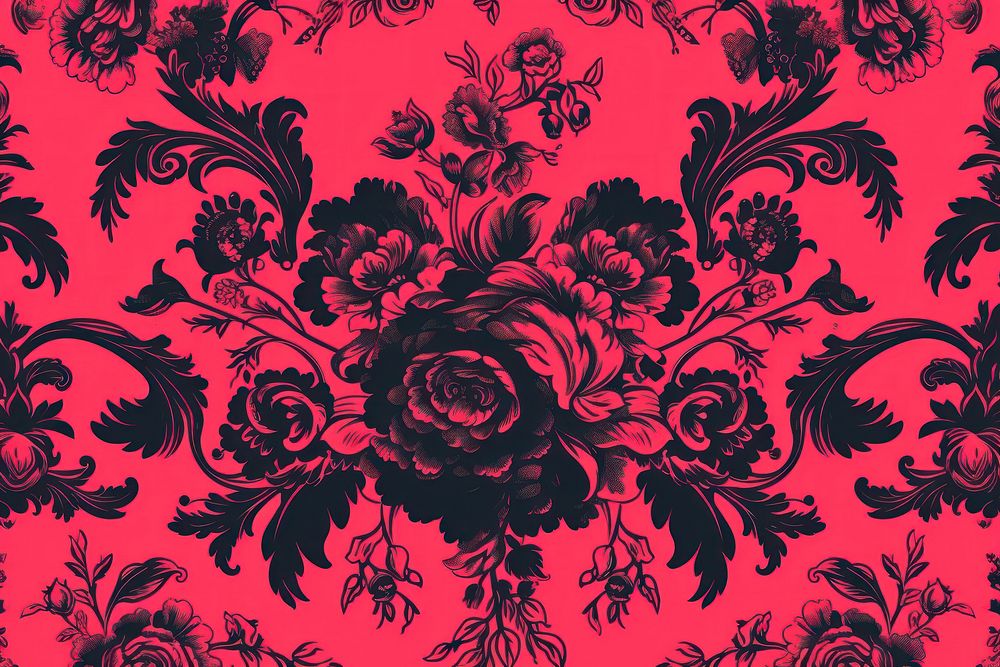  Baroque pattern backgrounds art creativity. AI generated Image by rawpixel.