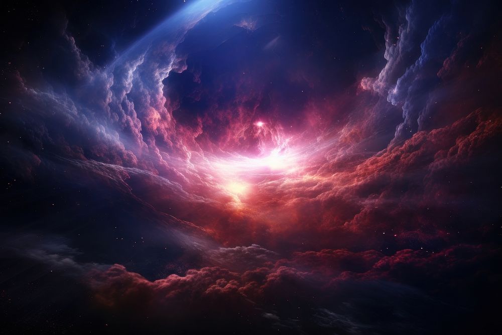  Supernova astronomy universe outdoors. AI generated Image by rawpixel.