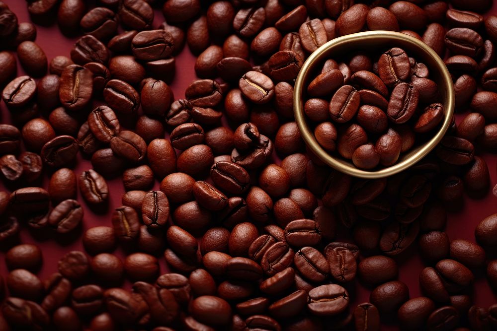 Chinese New Year style of Coffee beans coffee backgrounds food.