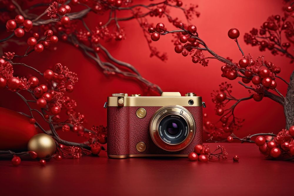 Chinese New Year style Camera | Free Photo - rawpixel