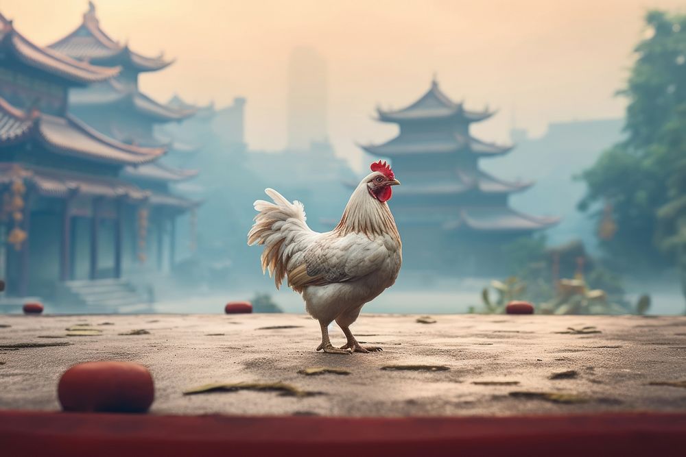 Chicken chinese Style chicken poultry animal.