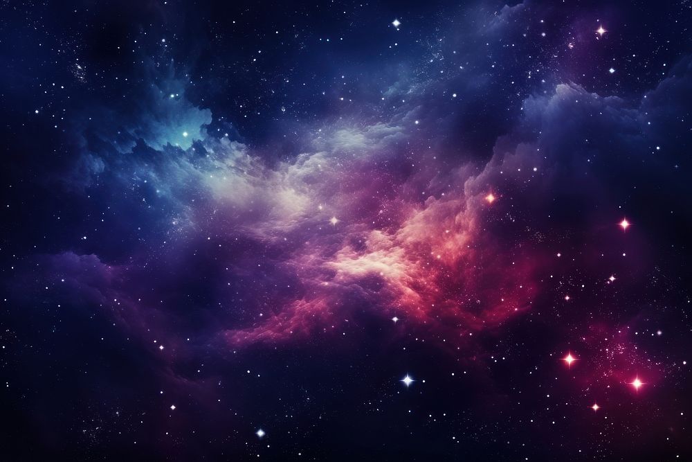  Galaxy universe space backgrounds. AI generated Image by rawpixel.