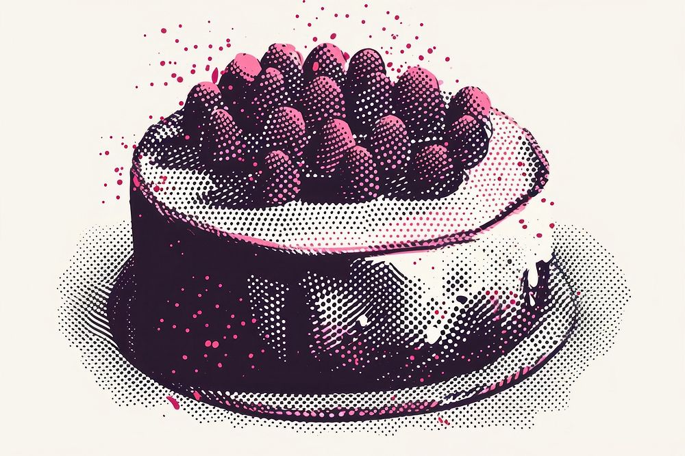 Cake cake raspberry dessert.