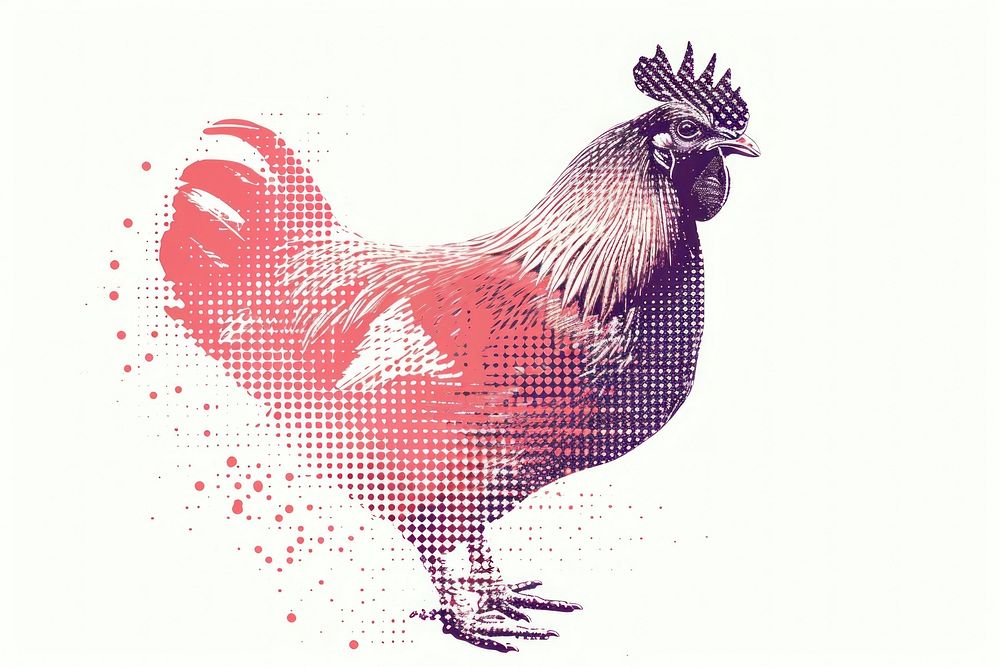 Chicken chicken poultry cartoon.
