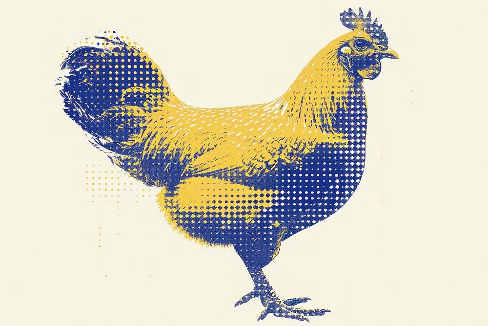 Chicken chicken pixelated poultry.