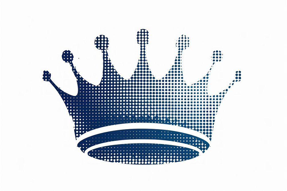 Crown crown logo white background.